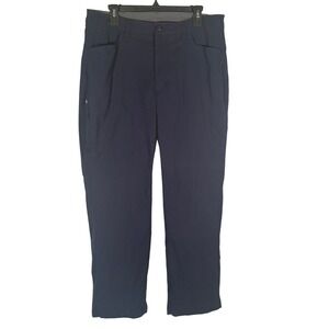 Eddie Bauer‎ Fleece Lined Tech Pants 36x30 Blue Hiking Winter Outdoor Mens